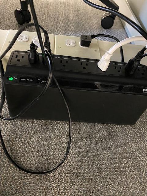 APC UPS 850VA/450W UPS Battery Backup & Surge Protector for PC, Router, NAS | Back-UPS UPS battery backup for home office electronics - 35-min runtime, surge protection, dual USB-A charging port customer photo 2