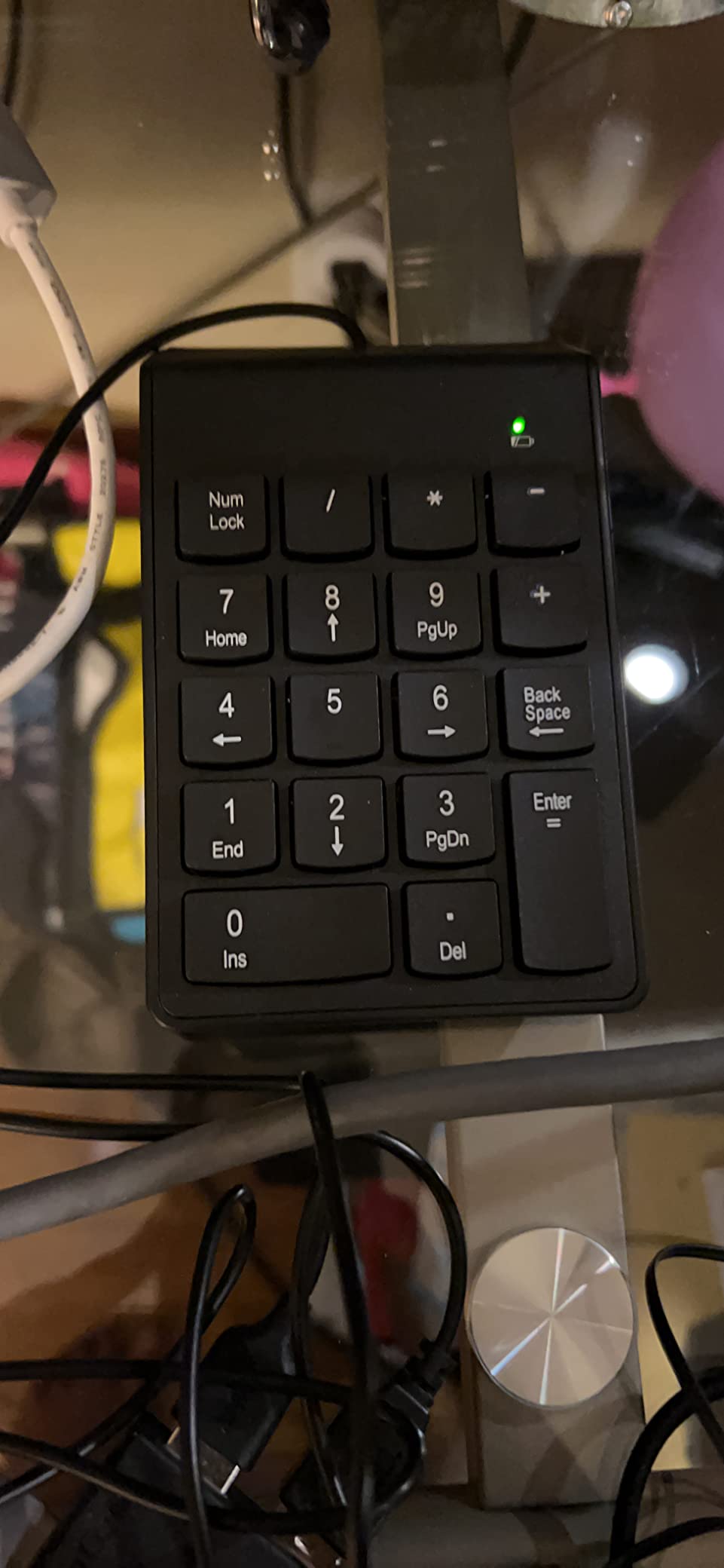 NOOX USB Numeric Keypad Numpad Portable Slim Mini 10 Key Number Pad Keyboard for Laptop Desktop Computer PC, Compatible with ChromeBook Surface Notebook, Tax Accountant Calculate Office Travel & Home customer photo 1