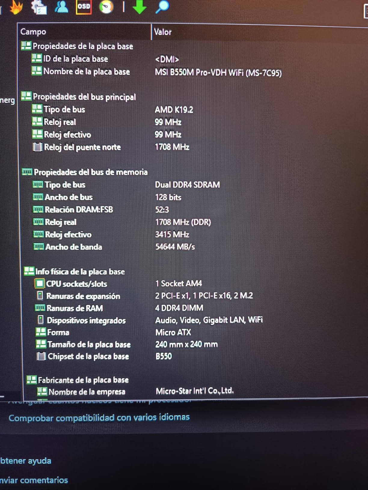 MSI B550M PRO-VDH WiFi ProSeries Motherboard (AMD Ryzen 5000, AM4, DDR4, PCIe 4.0, SATA 6Gb/s, M.2, USB 3.2 Gen 1, Wi-Fi, Bluetooth, D-SUB/HDMI/DP, Micro-ATX) customer photo 1