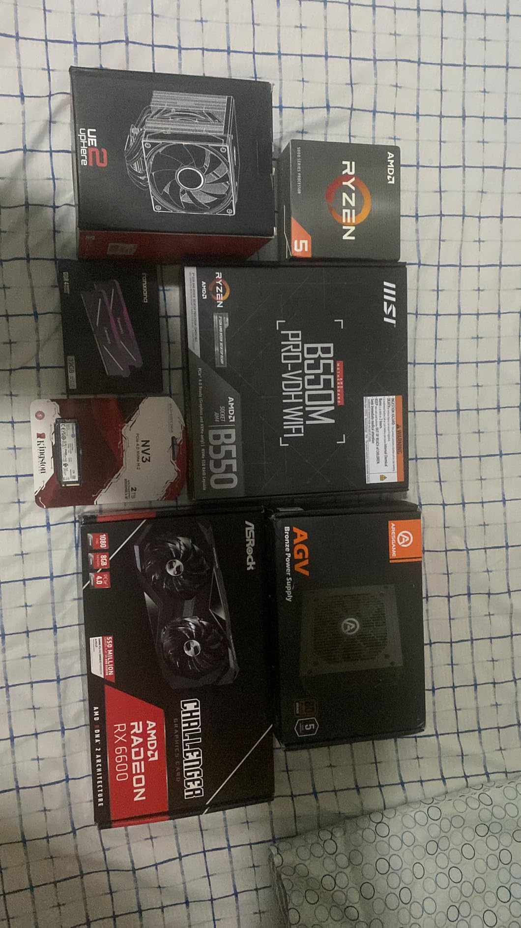 MSI B550M PRO-VDH WiFi ProSeries Motherboard (AMD Ryzen 5000, AM4, DDR4, PCIe 4.0, SATA 6Gb/s, M.2, USB 3.2 Gen 1, Wi-Fi, Bluetooth, D-SUB/HDMI/DP, Micro-ATX) customer photo 2