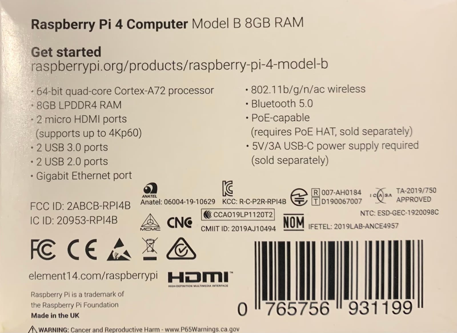 CanaKit Raspberry Pi 4 8GB Extreme Kit - 128GB Edition (8GB RAM) customer photo 2