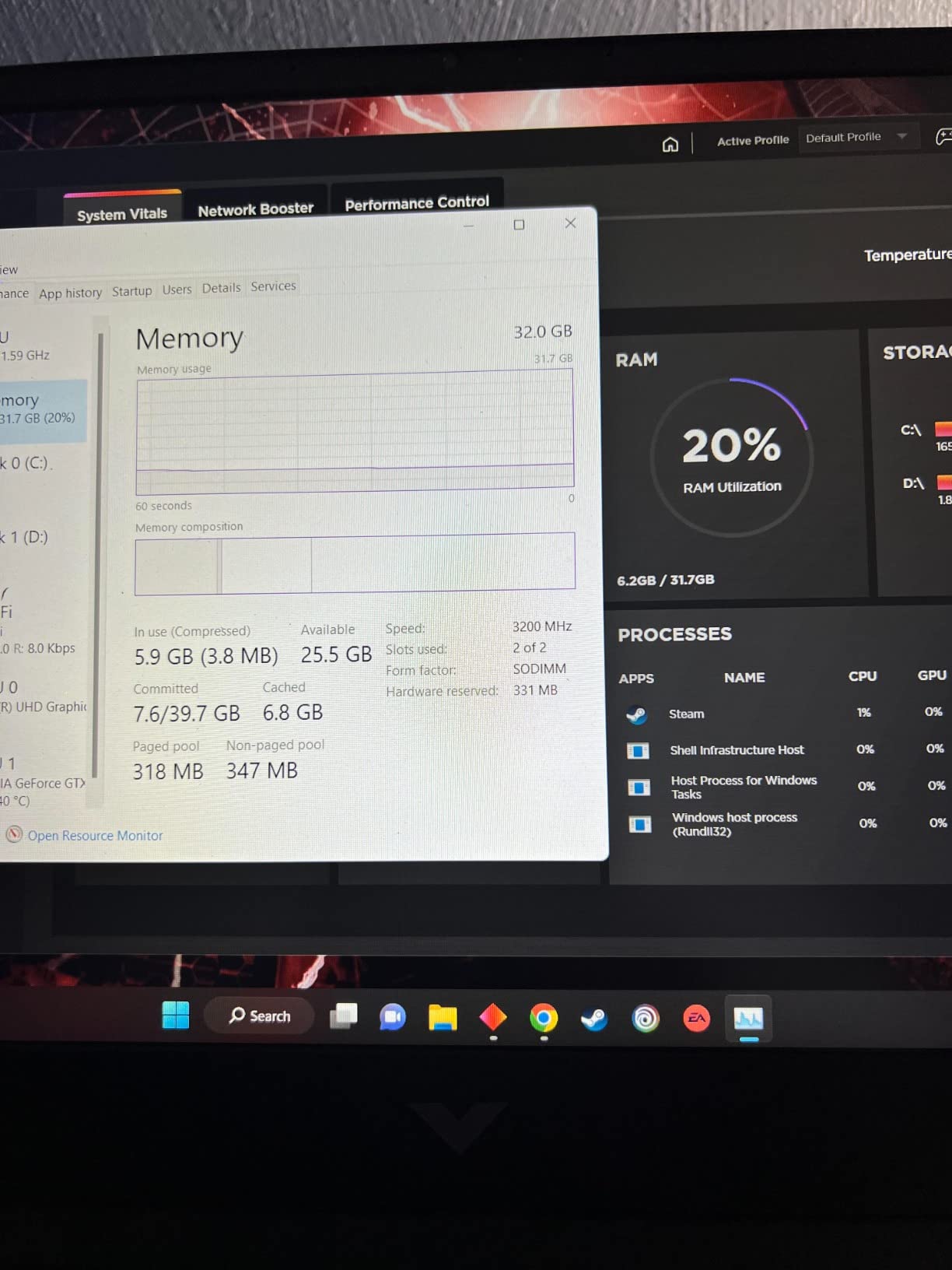 Crucial 32GB DDR4 RAM Kit (2x16GB), 3200MHz (PC4-25600) CL22 Laptop Memory, SODIMM 260-Pin, Downclockable to 2933/2666MHz, Compatible with 13th Gen Intel Core and AMD Ryzen 7000 - CT2K16G4SFRA32A customer photo 2