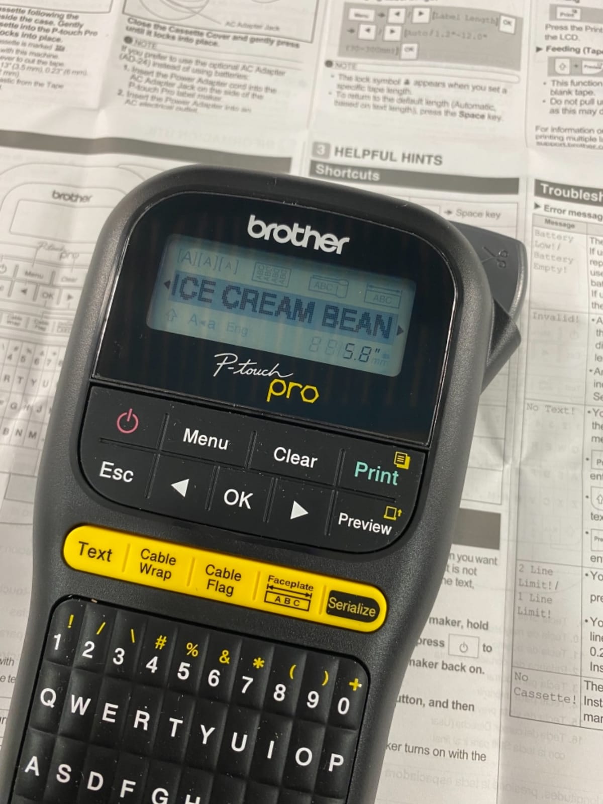 Brother Genuine P-touch PTH111 P-Touch Pro Label Maker customer photo 1