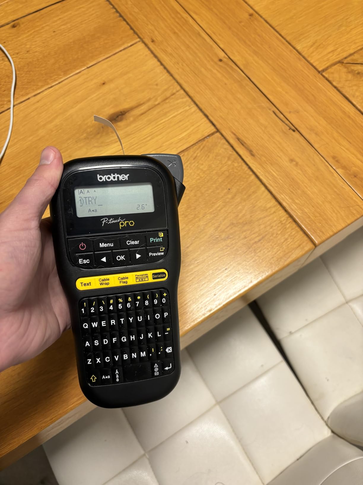 Brother Genuine P-touch PTH111 P-Touch Pro Label Maker customer photo 2