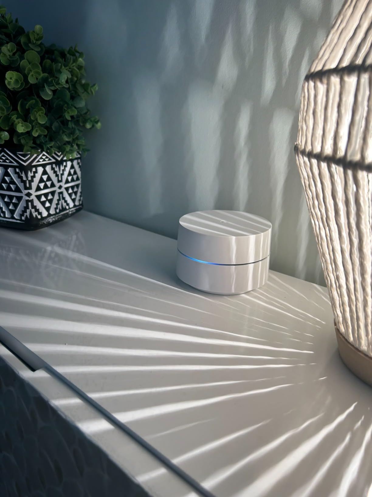 Google Wifi - AC1200 - Mesh WiFi System - Wifi Router - 1500 Sq Ft Coverage - 1 pack customer photo 1