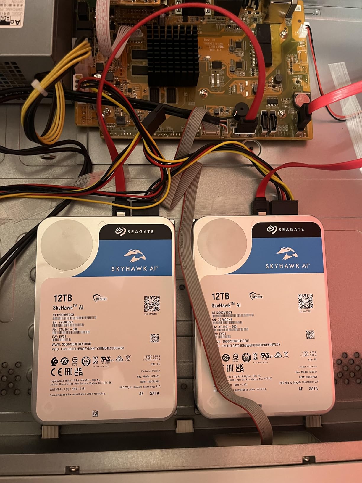 Seagate Skyhawk AI 8TB Video Internal Hard Drive HDD - 3.5 Inch SATA 6Gb/s 256MB Cache for DVR NVR Security Camera System with in-house Rescue Services (ST8000VEZ01) customer photo 2
