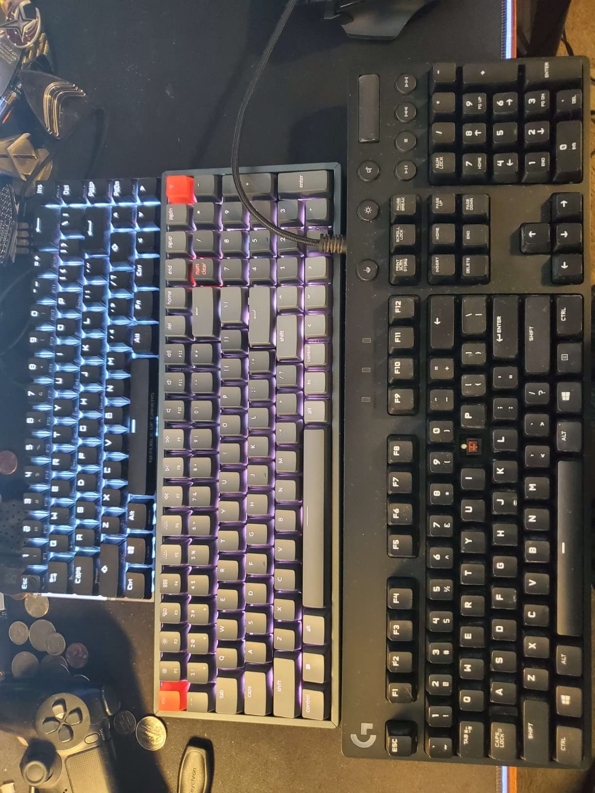 Keychron K4 RGB Hot Swappable Mechanical Keyboard, 96% Layout Bluetooth Wireless/USB Wired Computer Keyboard with Super Brown Switch Aluminum Frame for Mac Windows-Version 2 customer photo 1