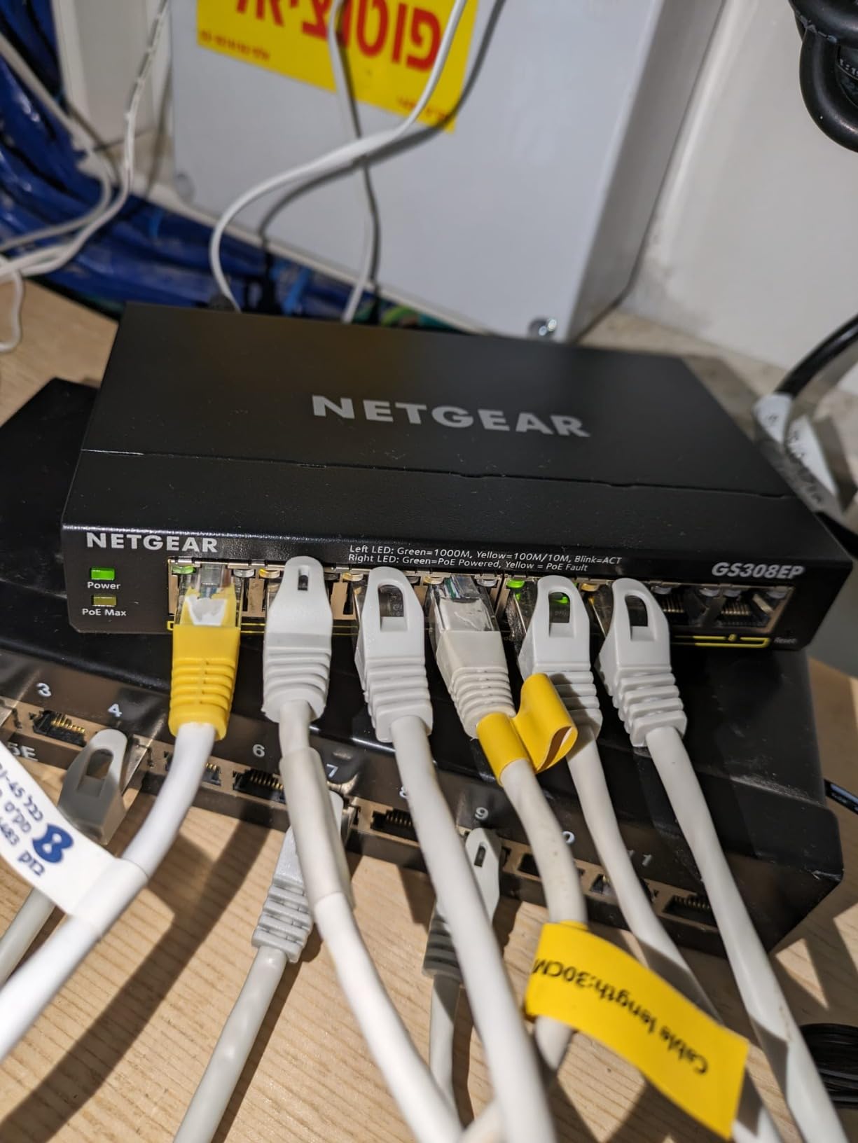 NETGEAR 8 Port PoE Gigabit Ethernet Easy Smart Managed Switch (GS308EP) | Essentials Model with 8 x PoE+ Ports @ 62W, Desktop or Wall Mount customer photo 1