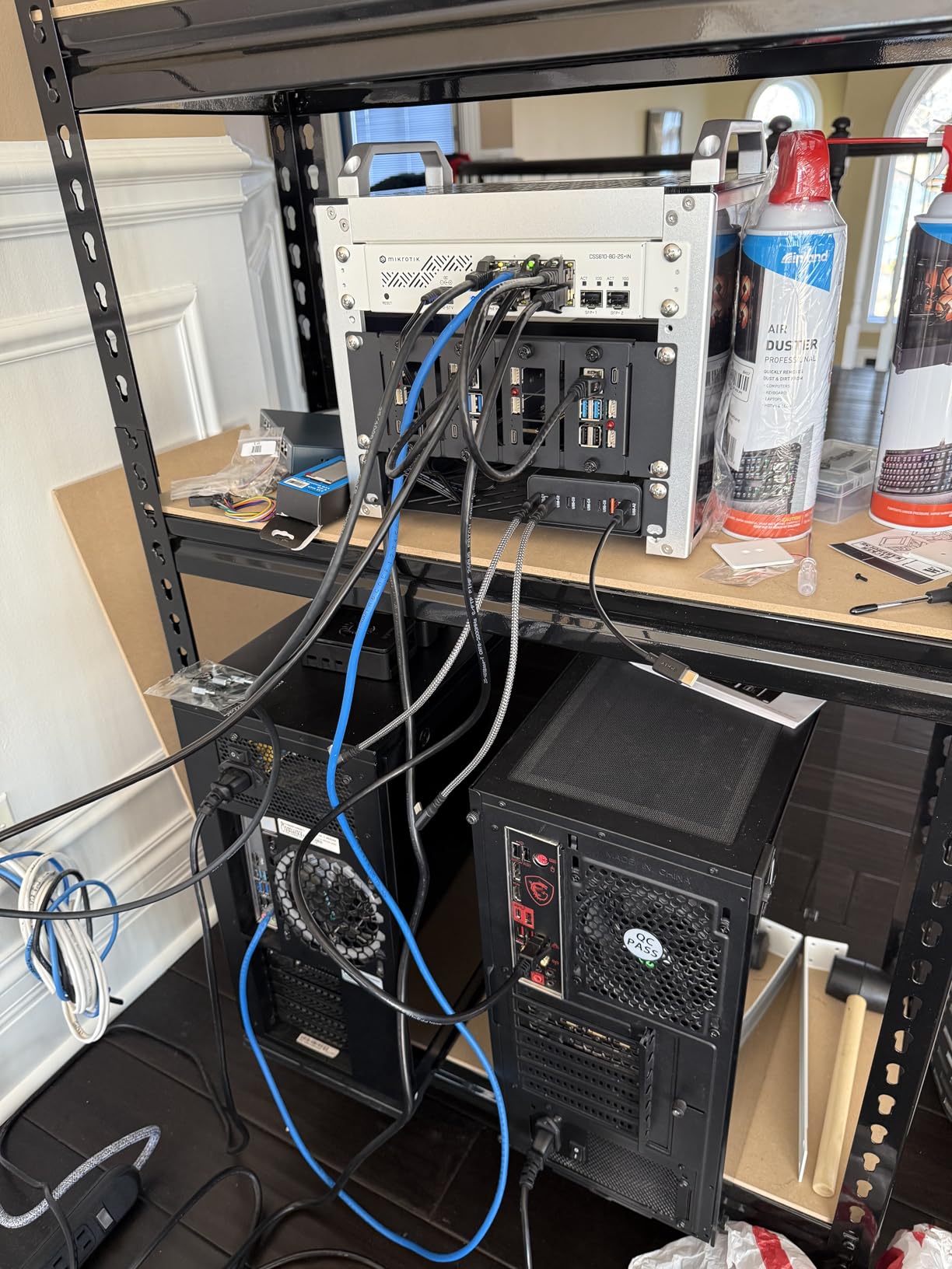 MikroTik CSS610-8G-2S+in - Cloud Smart Switch 610-8G-2S+in with 8X Gigabit Ports, 2X SFP+ Cages, SwOS, Desktop case customer photo 2