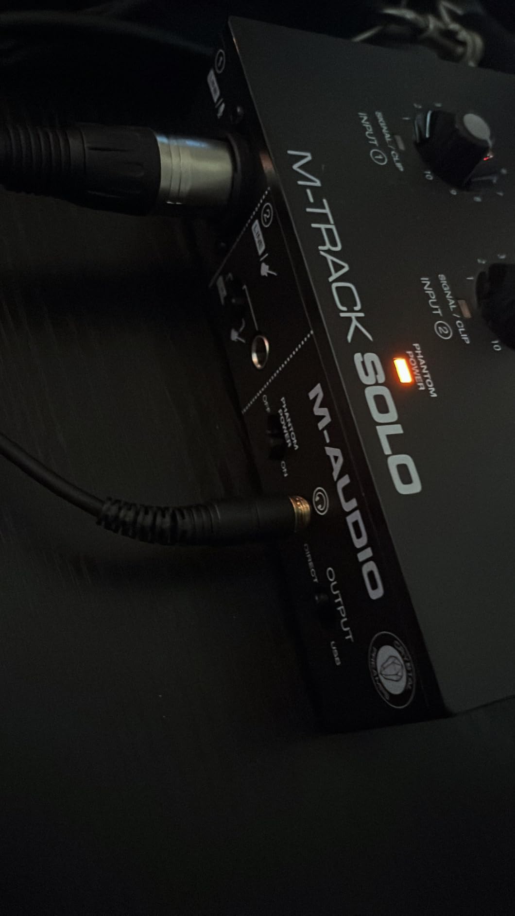 M-AUDIO M-Track Solo USB Audio Interface | XLR, Line and DI Inputs, Professional Software Suite for Recording, Streaming, and Podcasting customer photo 2