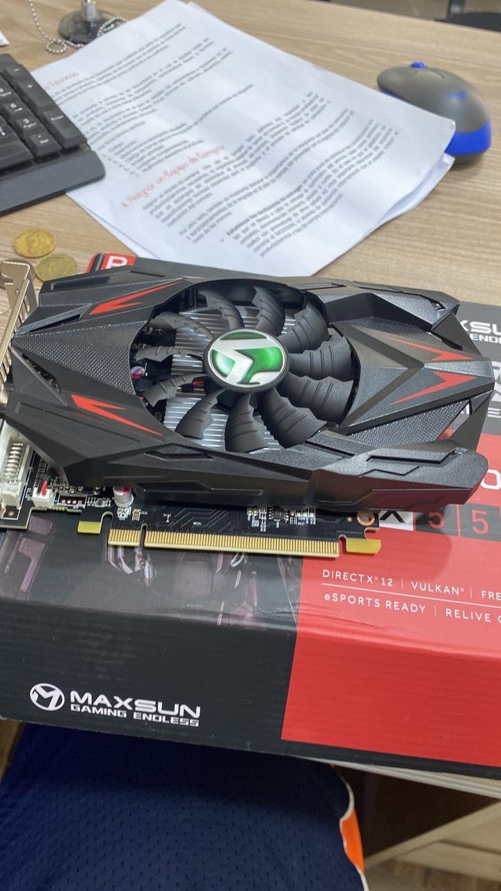 maxsun AMD Radeon RX 550 4GB GDDR5 ITX Computer PC Gaming Video Graphics Card GPU 128-Bit DirectX 12 PCI Express X16 3.0 DVI-D Dual Link, HDMI, DisplayPort customer photo 1