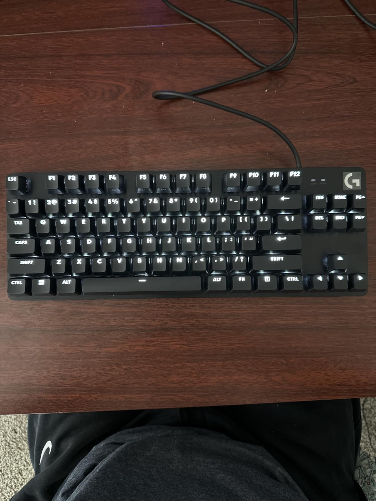 Logitech G413 TKL SE Mechanical Gaming Keyboard - Black | Tactile switches, anti-ghosting, compatible with Windows and macOS, compact design customer photo 1