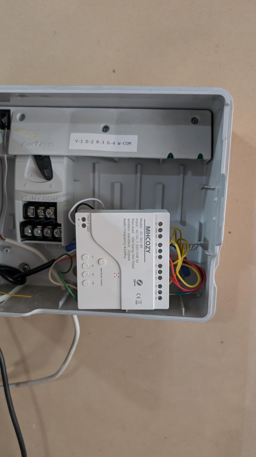 4 Channel 12V ZigBee Relay Switch with Clean Contact, Adjustable Self-Lock and Momentary Interlock Working Mode, Automate Garage Gate Door Blind (Zigbee Hub Needed) customer photo 1