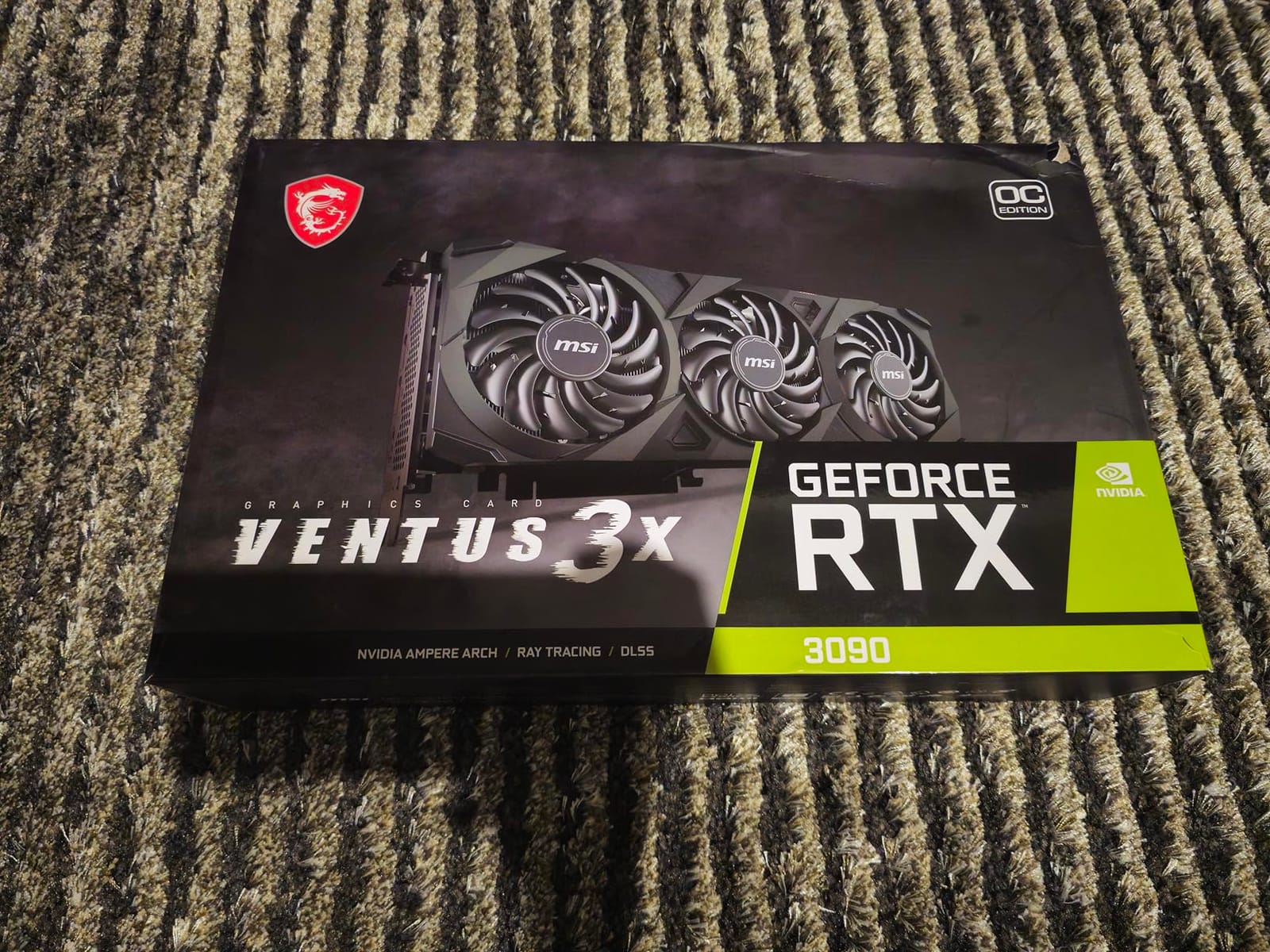 MSI Gaming GeForce RTX 3090 Ventus 3X 24GB GDDR6X OC Graphics Card (Renewed) customer photo 1