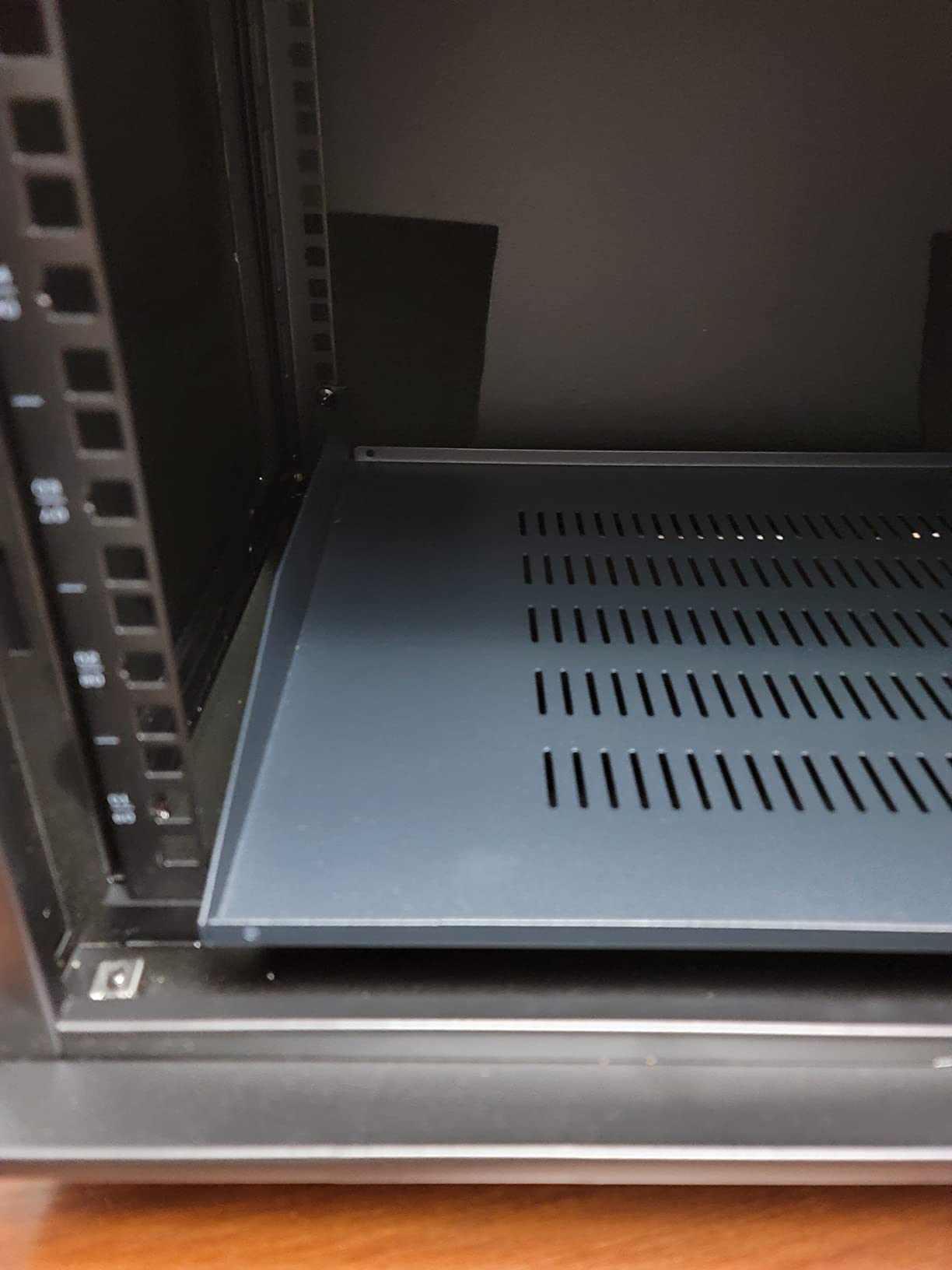 RackPath 6U Wall Mount Network Rack Cabinet - Quiet Cooling Fan, Locking Glass Door, 17.7