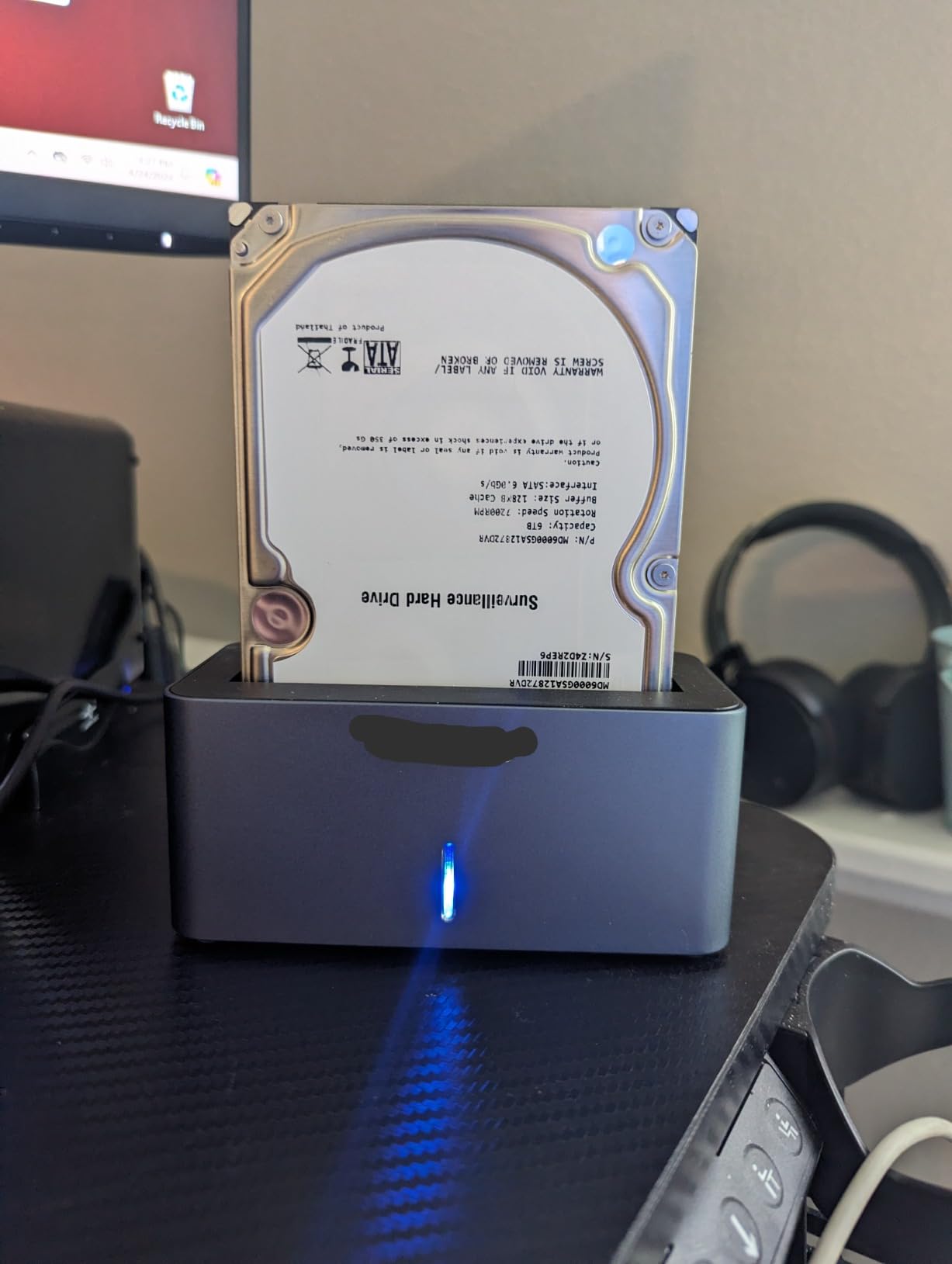MaxDigitalData 6TB 7200RPM 128MB Cache SATA 6.0Gb/s 3.5