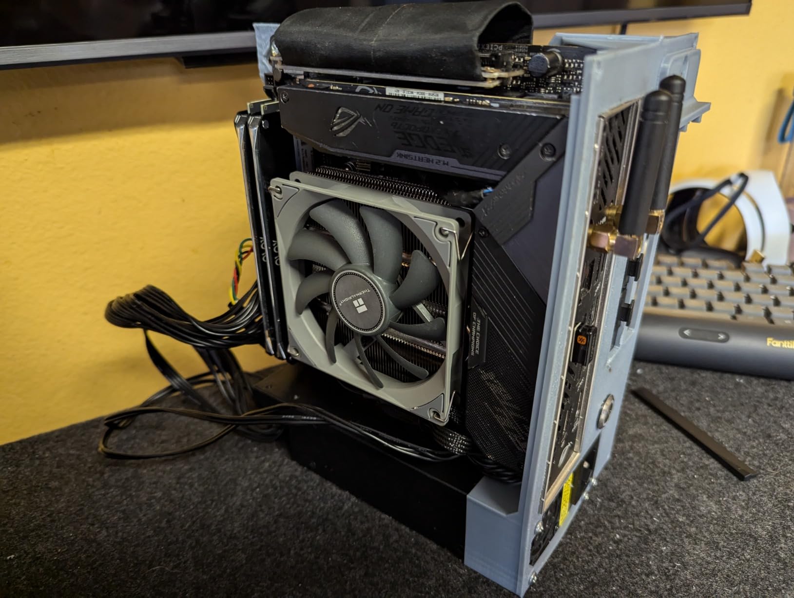 Thermalright AXP90 X36 Low Profile ITX CPU Cooler, 36mm Height, TL-9015 Slim PWM CPU Fan, Computer ITX Heatsink Cooler, for AMD:AM4 AM5/Intel LGA1150/1151/1200/1700/1851 customer photo 2