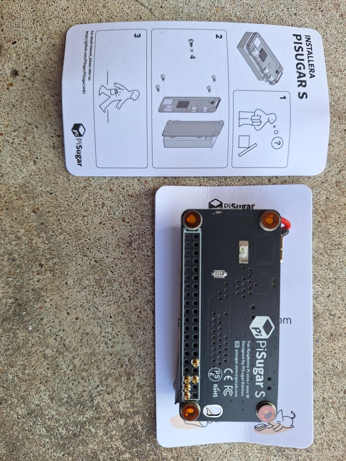 PiSugar S Portable 1200 mAh UPS Lithium Battery Pwnagotchi Power Module for Raspberry Pi-Zero W/WH Model customer photo 1