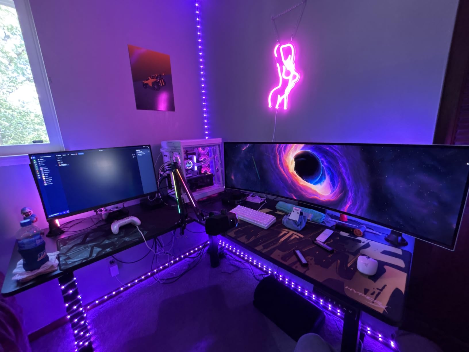 VIVO Black 63 x 55 in Corner Standing Desk, DESK-E3CTB customer photo 1