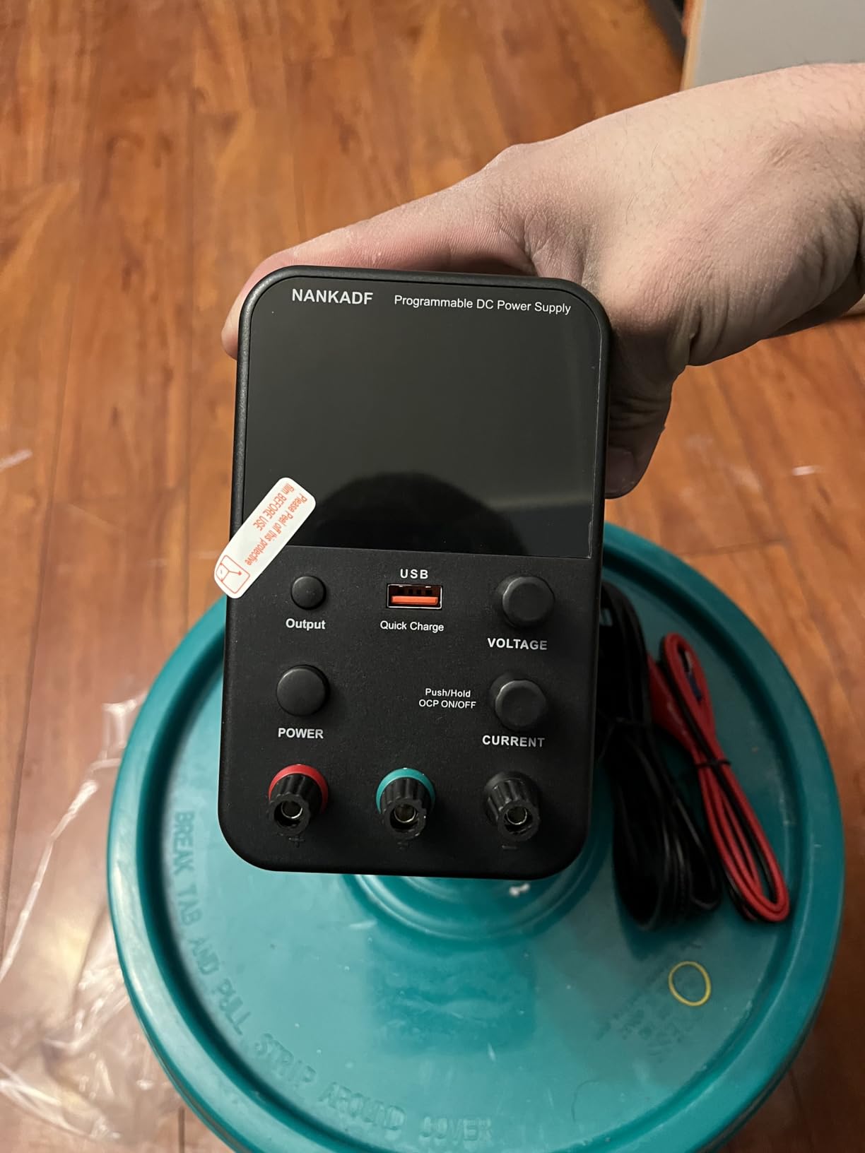 DC Power Supply Variable, Bench Power Supply with Encoder Adjustment Knob, Output Enable/Disable Button, Adjustable Power Supplies with USB Quick-Charge, Short Circuit Alarm (30V 10A Black) customer photo 2