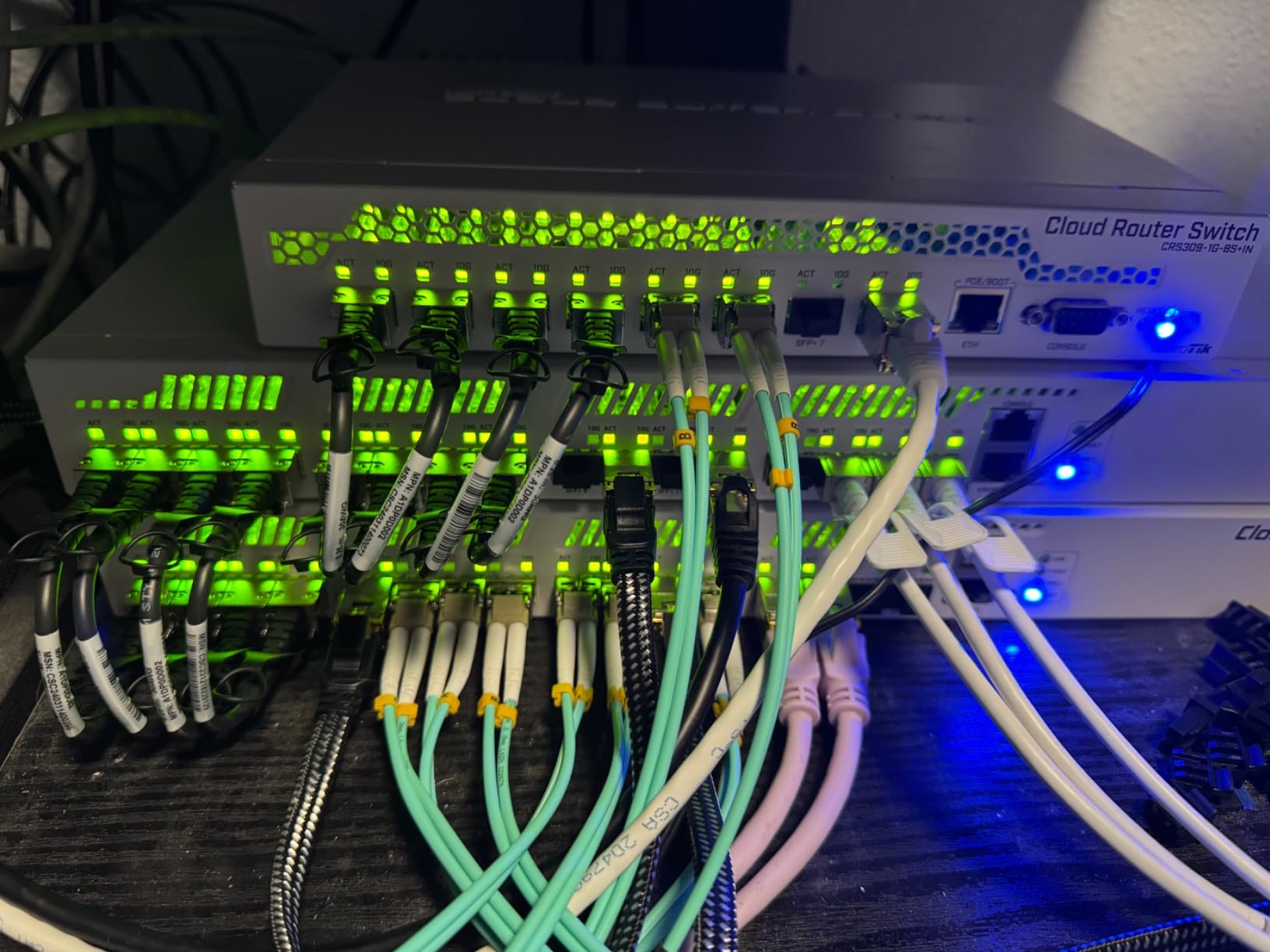ipolex 10G SFP+ Twinax Cable, Direct Attach Copper(DAC) Passive Cable, 0.25m (0.82ft), for Cisco SFP-H10GB-CU0.25M, Meraki, Ubiquit, Mikrotik, Intel, Fortinet, Netgear, D-Link, Supermicro, TP-Link customer photo 2