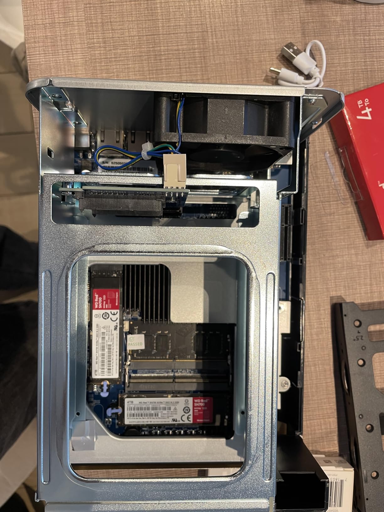 1TB WD Red SN700 NVMe Internal Solid State Drive SSD for NAS Devices - Gen3 PCIe, M.2 2280, Up to 3,430 MB/s - WDS100T1R0C customer photo 2