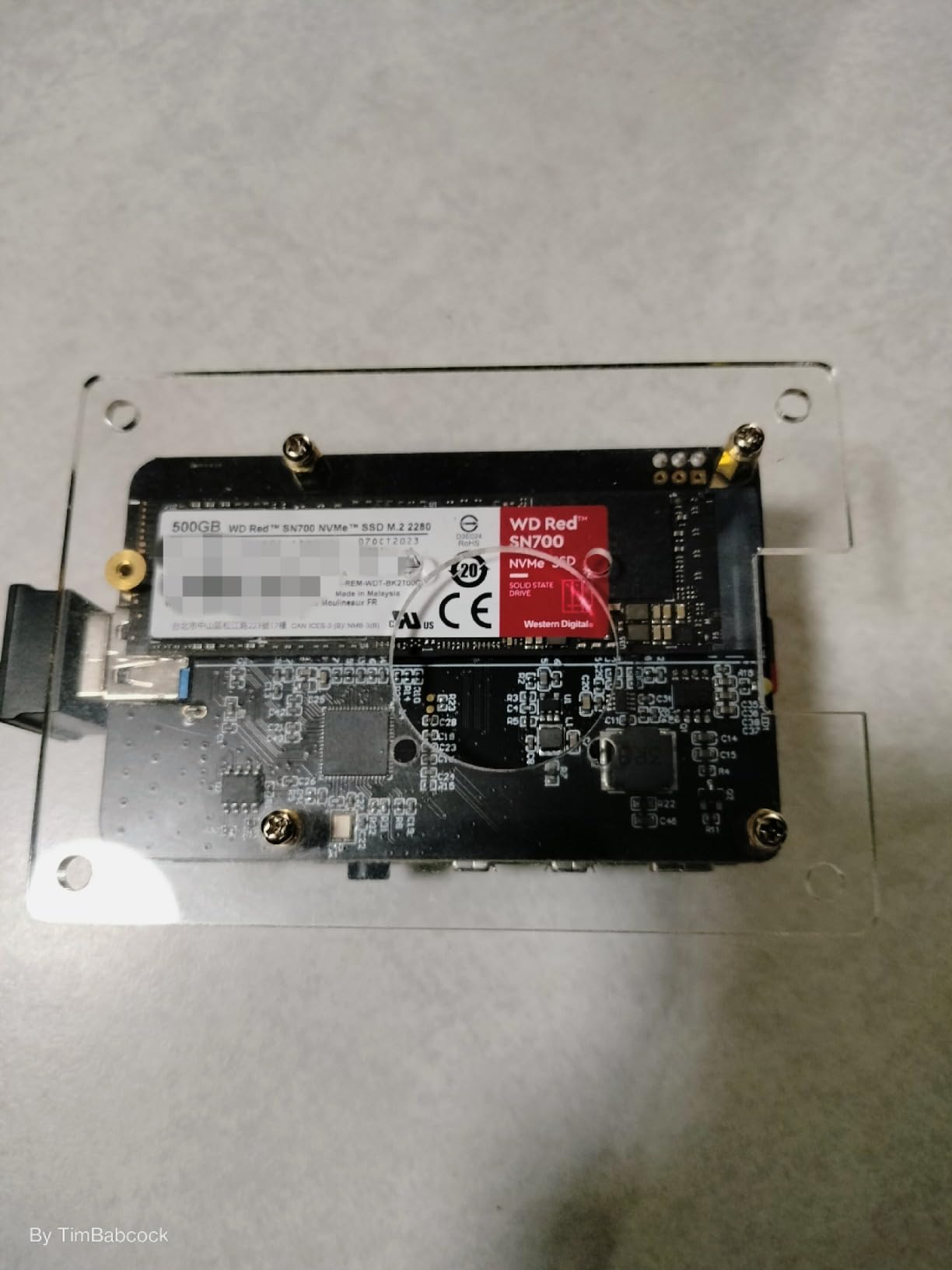 Western Digital 4TB WD Red SN700 NVMe Internal Solid State Drive SSD for NAS Devices - Gen3 PCIe, M.2 2280, Up to 3,400 MB/s - WDS400T1R0C customer photo 1