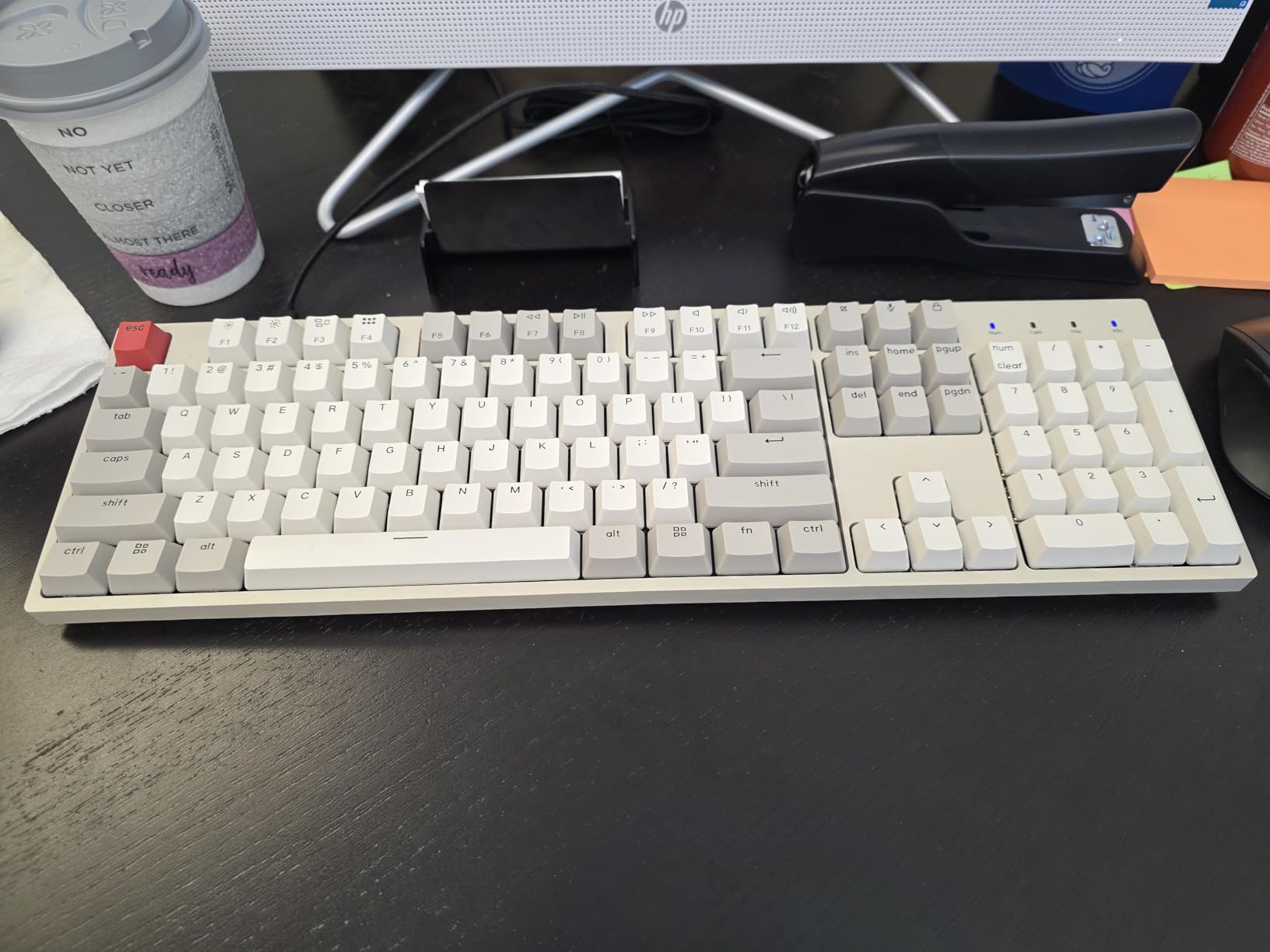 Keychron C2 Full Size Wired Mechanical Keyboard, Brown Switch, Retro | ABS keycaps, USB-C connection, Ergonomic support, Non-backlit design, Compatible with Mac Windows customer photo 2