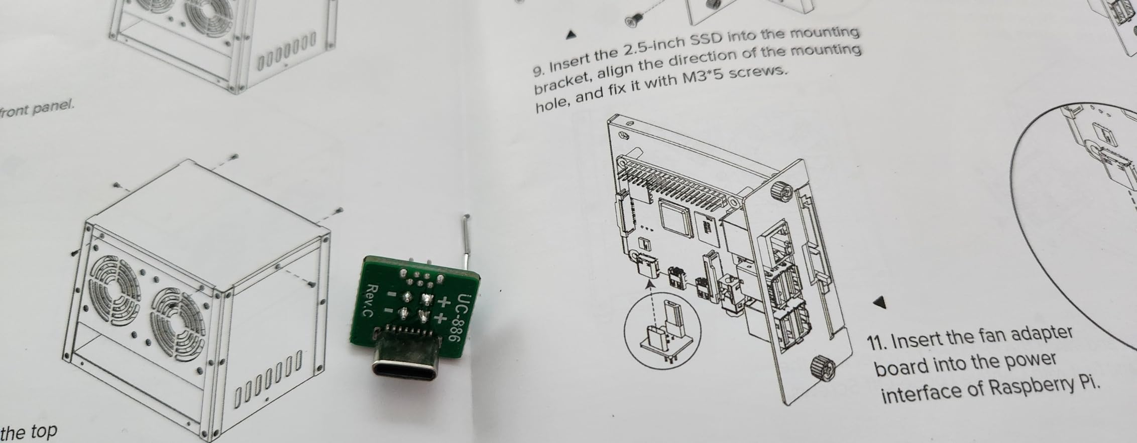 UCTRONICS Upgraded Complete Enclosure for Raspberry Pi Cluster, Compatible with Pi 5, 4B, 3B+/3B, and Other B Models, House Up to 4x2.5