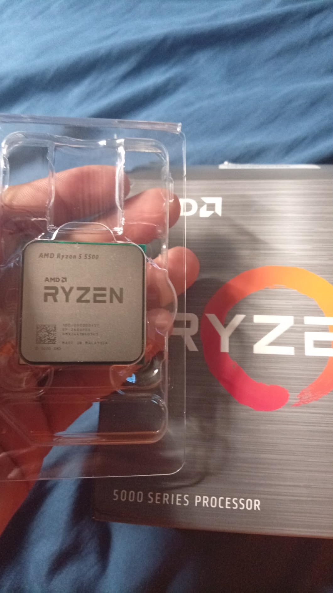 AMD Ryzen 5 5500 6-Core, 12-Thread Unlocked Desktop Processor with Wraith Stealth Cooler customer photo 2