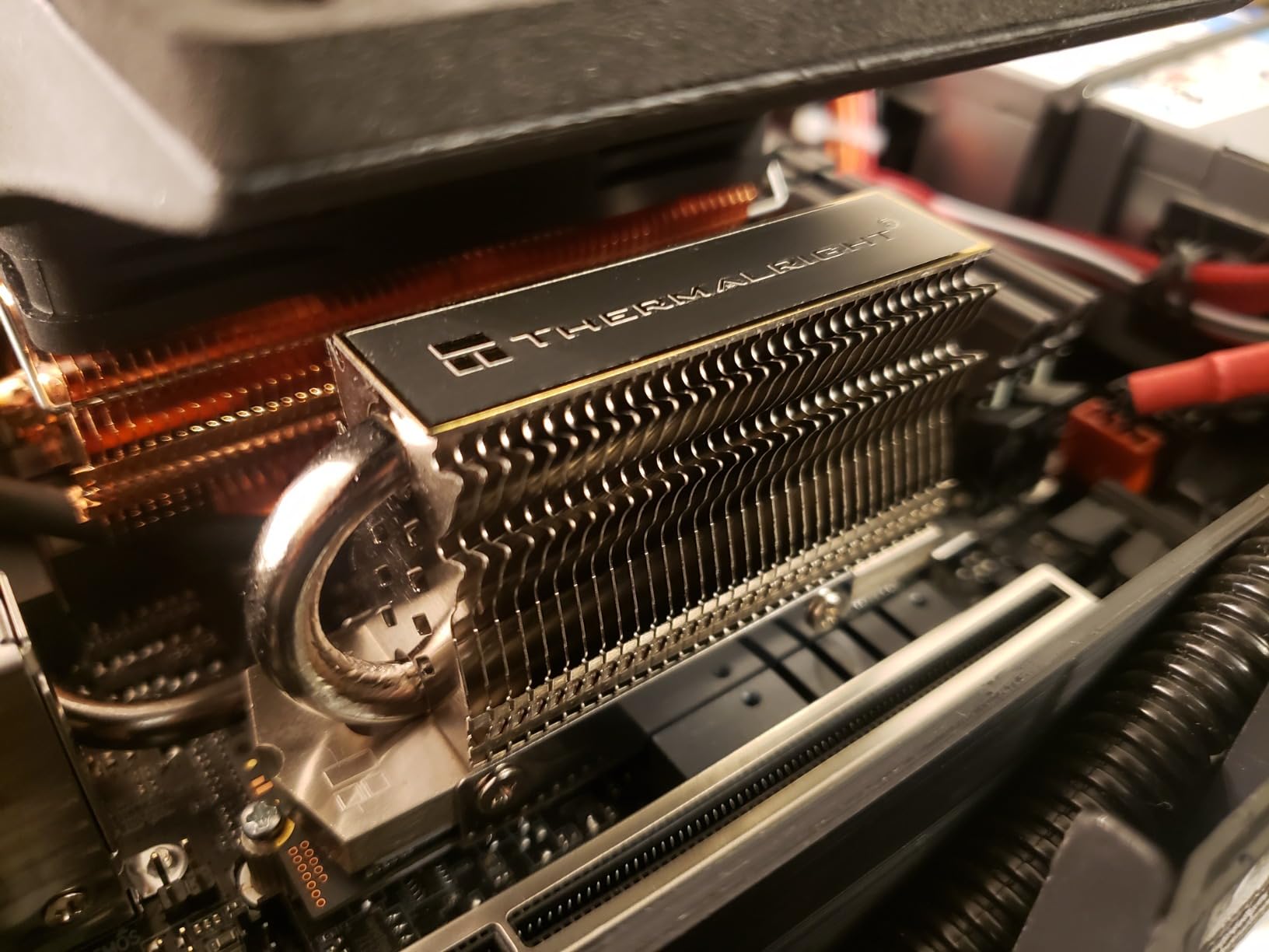 Thermalright HR-09 2280 SSD Heatsink, with Thermal Silicone Pad, Contains a Heat Pipe, Double-Sided Heat Sink, Reflow Soldering Process customer photo 1