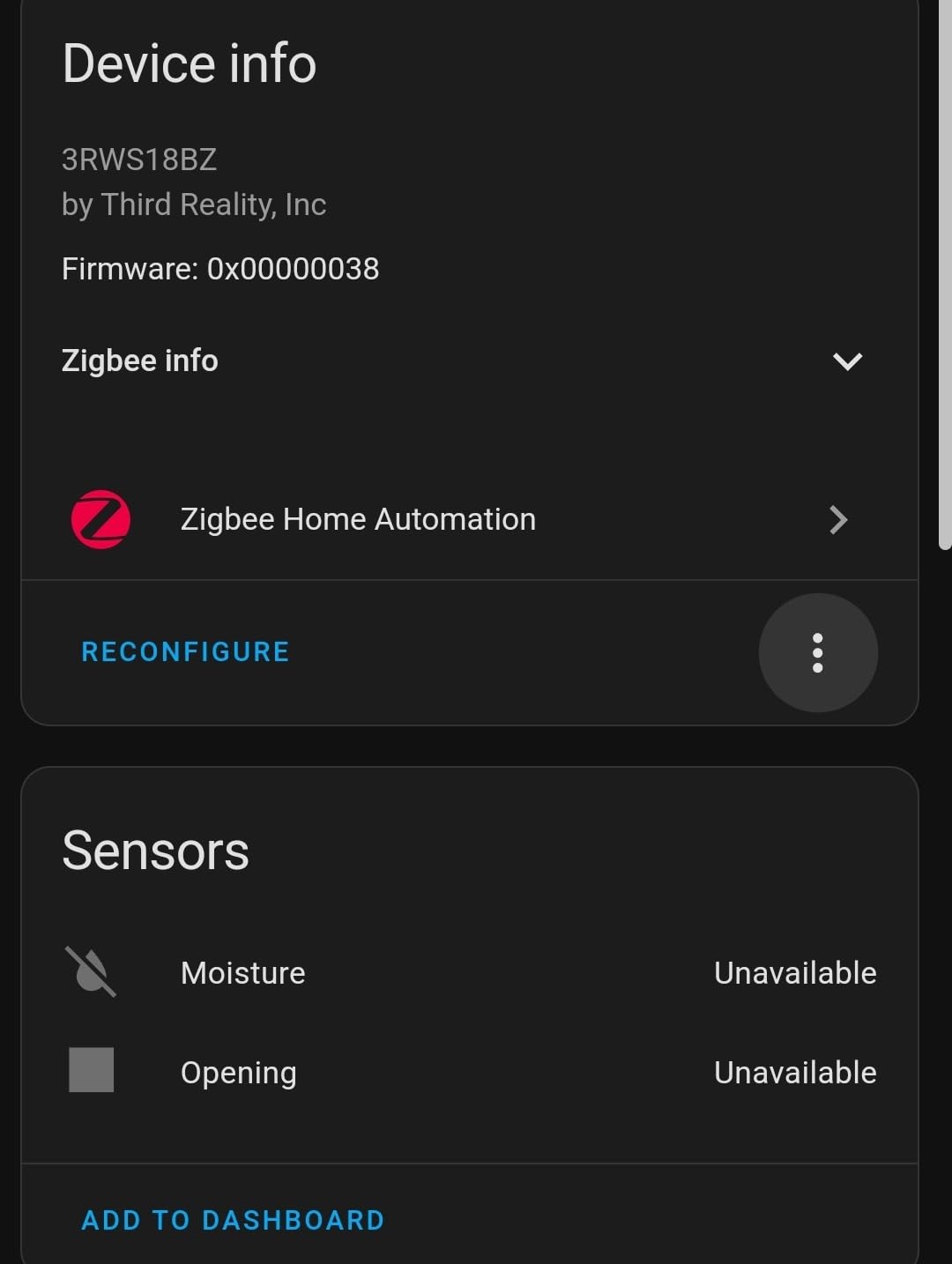 THIRDREALITY Zigbee Water Leak Sensor with Dripping Detection 4 Pack, 120 dB Alarm, App Notifications Enabled When Compatible with Home Assistant and Compatible Zigbee HUB, Batteries Included customer photo 1