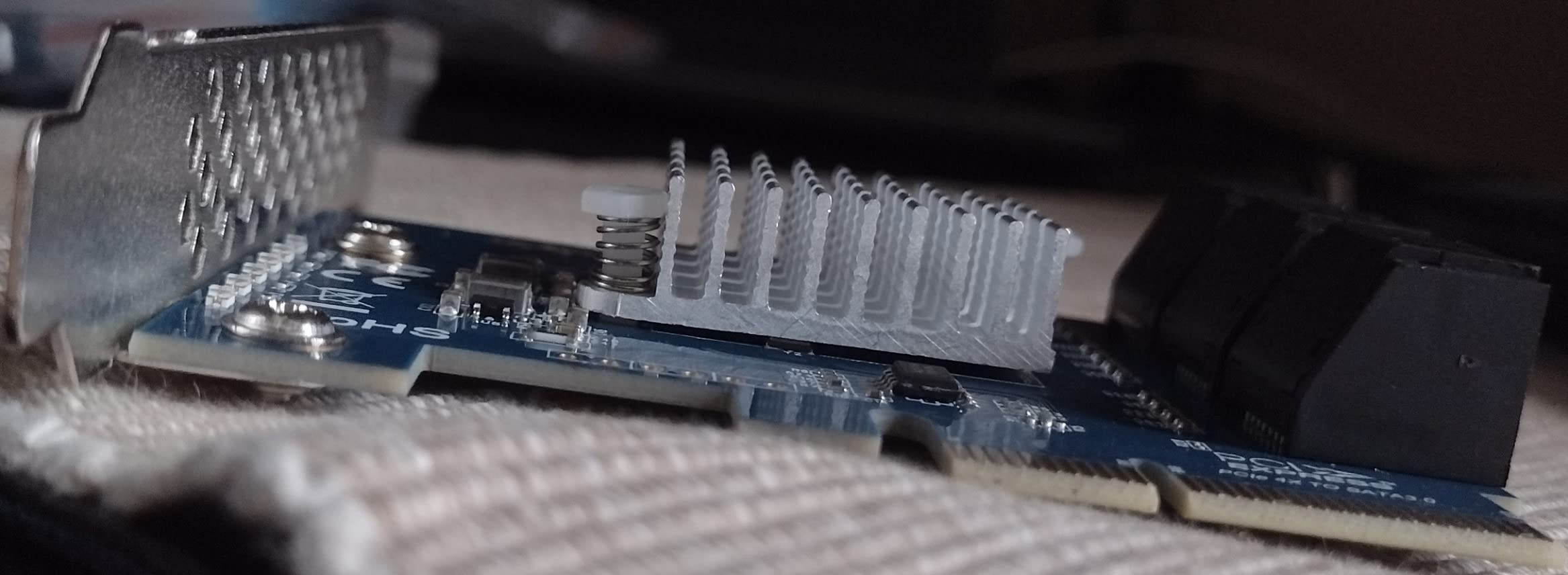10Gtek 6-Port SATA 3.0 PCIe Expansion Card, 6Gbps Controller with 6 Cables | Add 6X HDD/SSD to Desktop PC, ASM1166 Chip, Plug & Play, No RAID customer photo 2