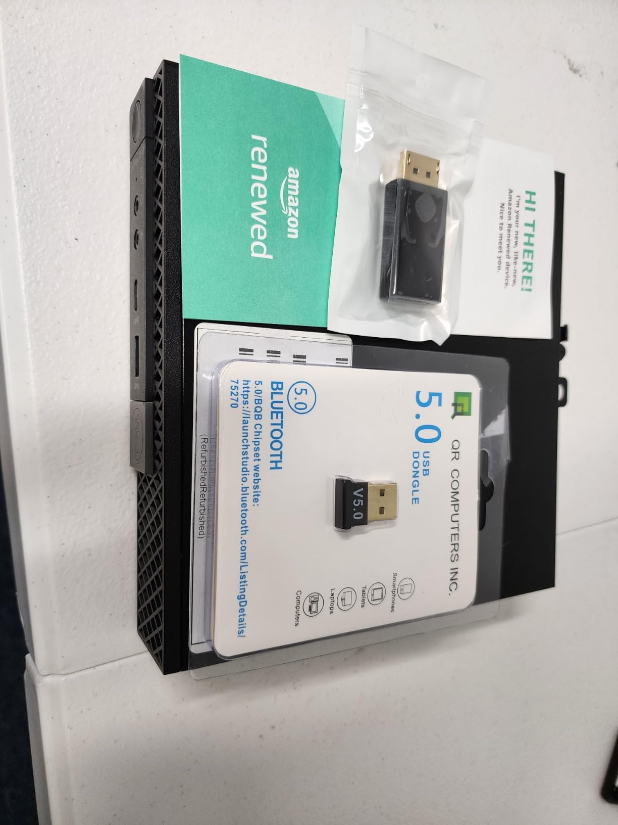 DELL Optiplex 5070 Micro MFF Desktop PC Intel i5-9500T, 16GB DDR4 New 512GB M.2 NVMe SSD, WiFi BT HDMI New KB & Mouse Windows 11 Pro (Renewed) customer photo 2
