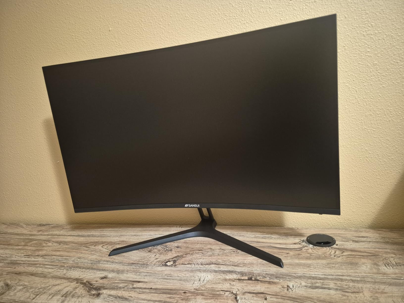 SANSUI Monitor 24 Inch 100Hz PC Monitor, HDMI VGA Ports VESA Mount, FHD Computer Monitor Ultra-Slim Ergonomic Tilt Eye Care for Home Office (ES-24F2, HDMI Cable Included) customer photo 2