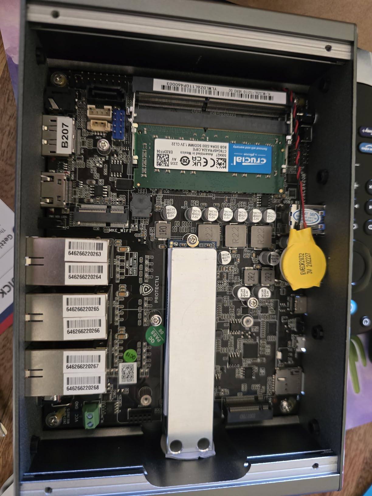 Protectli Vault Pro VP4630-6 Port, Firewall Micro Appliance/Mini PC - Intel i3, 2.5G Ports, DDR4 RAM, M.2 NVMe or SATA SSD Storage, AES-NI, 8GB RAM, 120GB SATA SSD customer photo 2