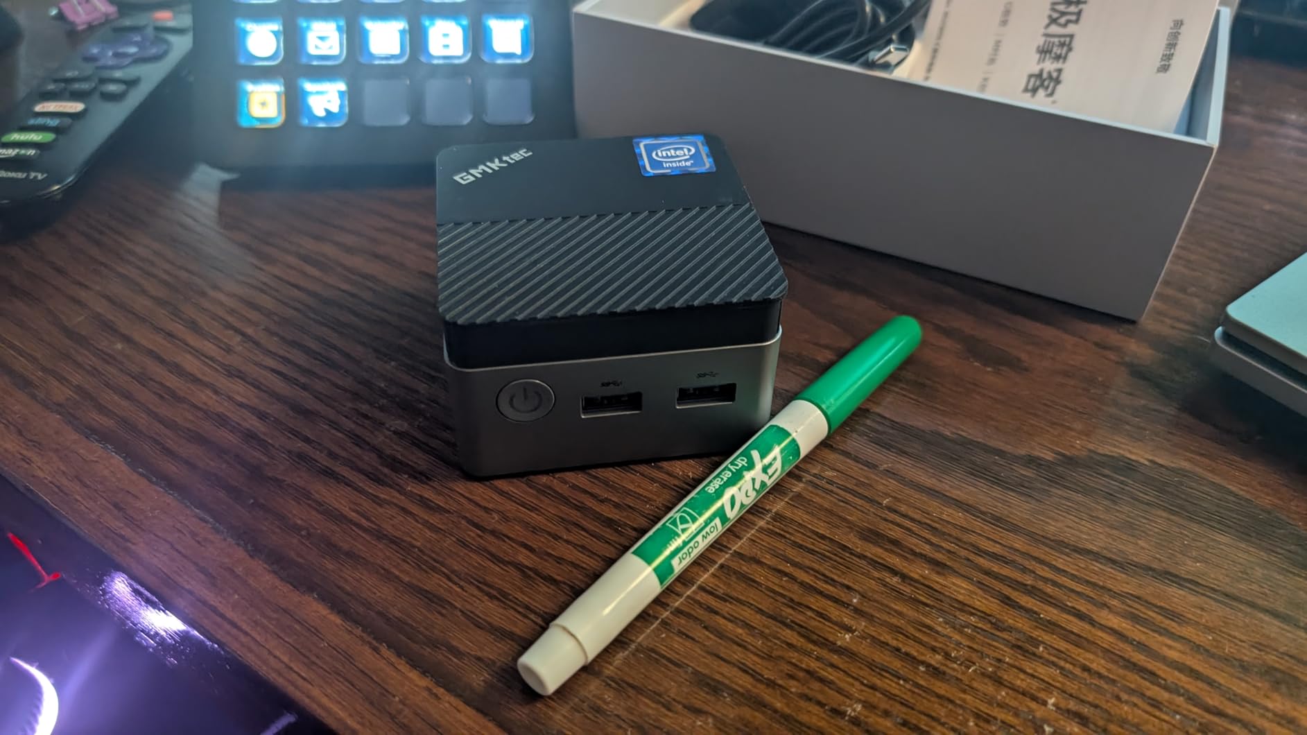 G5S Mini PC Intel N5095 8GB LPDDR4 128GB SSD Desktop Computer | Portable Micro Pocket PC Size, Dual HDMI Ports, USB-C Power Supply, WiFi6/BT5.2, For Office Business Personal Use customer photo 2