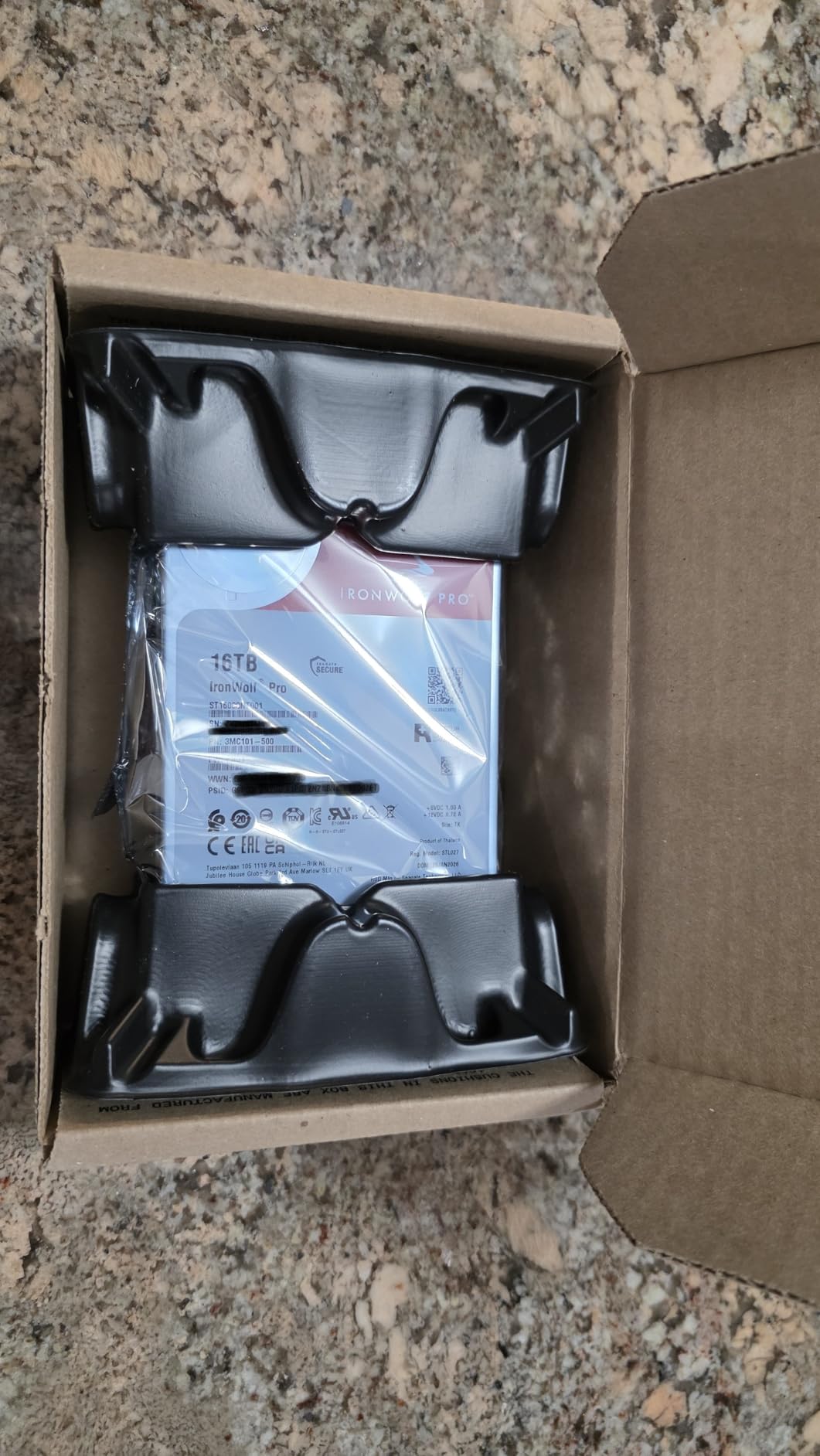 Seagate IronWolf Pro 20TB Enterprise NAS Internal HDD - CMR 3.5 Inch, SATA 6 Gb/s, 7200 RPM, 256 MB Cache for RAID Network Attached Storage (ST20000NT001) customer photo 1