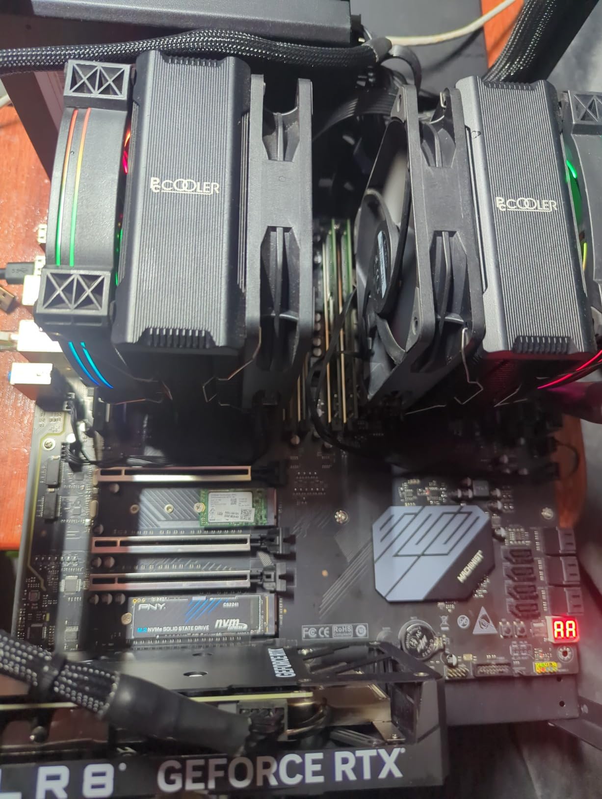 X99 Dual CPU Motherboard LGA 2011-3 Server Motherboard for Intel i7 5th/6th Gen Xeon E5 V3/V4 Series (E-ATX, 8*DDR4 ECC Max 256G, 2*NVME M.2, 2*Gb LAN, SATA 3.0, PCIe 3.0) customer photo 2