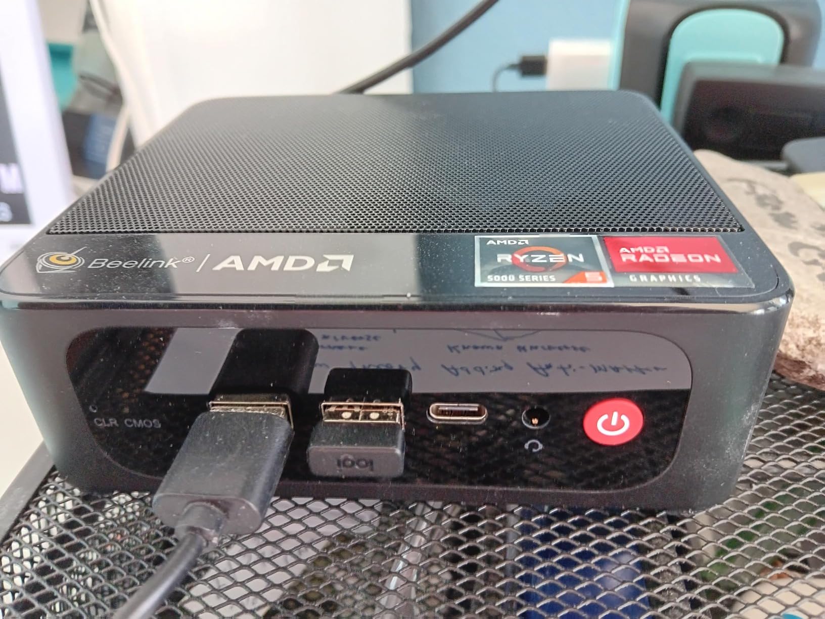 Beelink SER5 Mini PC, AMD Ryzen 5 5500U 16G DDR4 480G NVMe SSD Win 11 Pro | 2.5G LAN, WiFi 6 BT5.2, DP+ HDMI+ Type-C Triple Display Desktop Computer, AMD Radeon Graphics 7-cores 1800 MHz Mini Computer customer photo 2