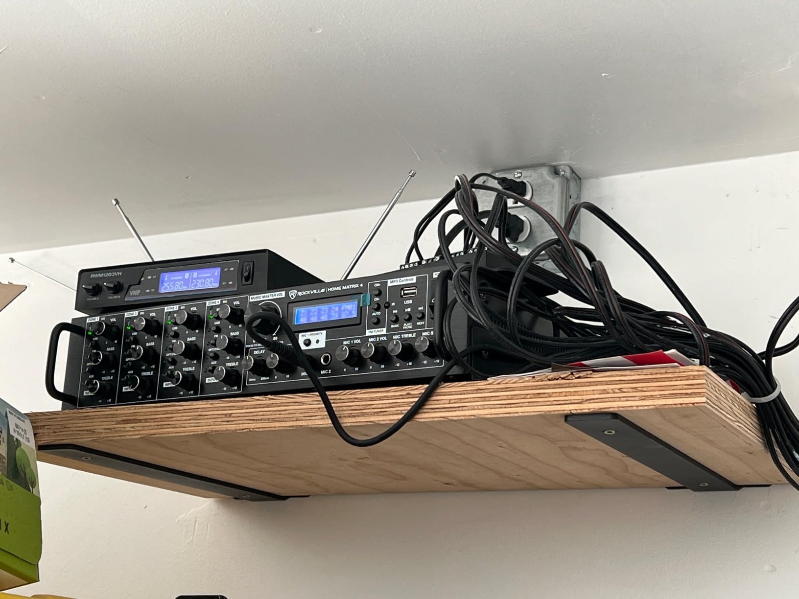 Rockville Home Matrix 4-Zone 8-Channel 600W Multi-Room Receiver Amp | Multi Source Routing, Bluetooth, USB, Optical, RCA, Coaxial, 2 Mic Inputs, Zone Volume Controls, Rack Mountable customer photo 1