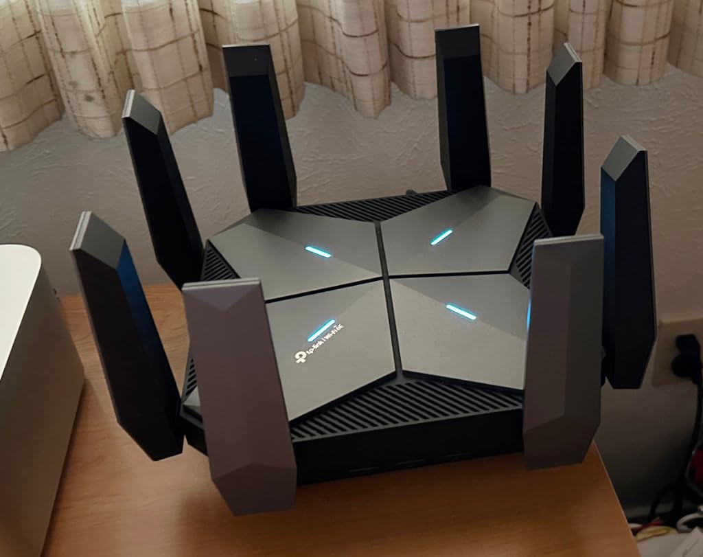 TP-Link AXE16000 Quad-Band WiFi 6E Router (Archer AXE300) - Dual 10Gb Ports Wireless Internet Gaming Router, Supports VPN Client, 2.5G WAN/LAN + 4 x Gigabit LAN Ports customer photo 2