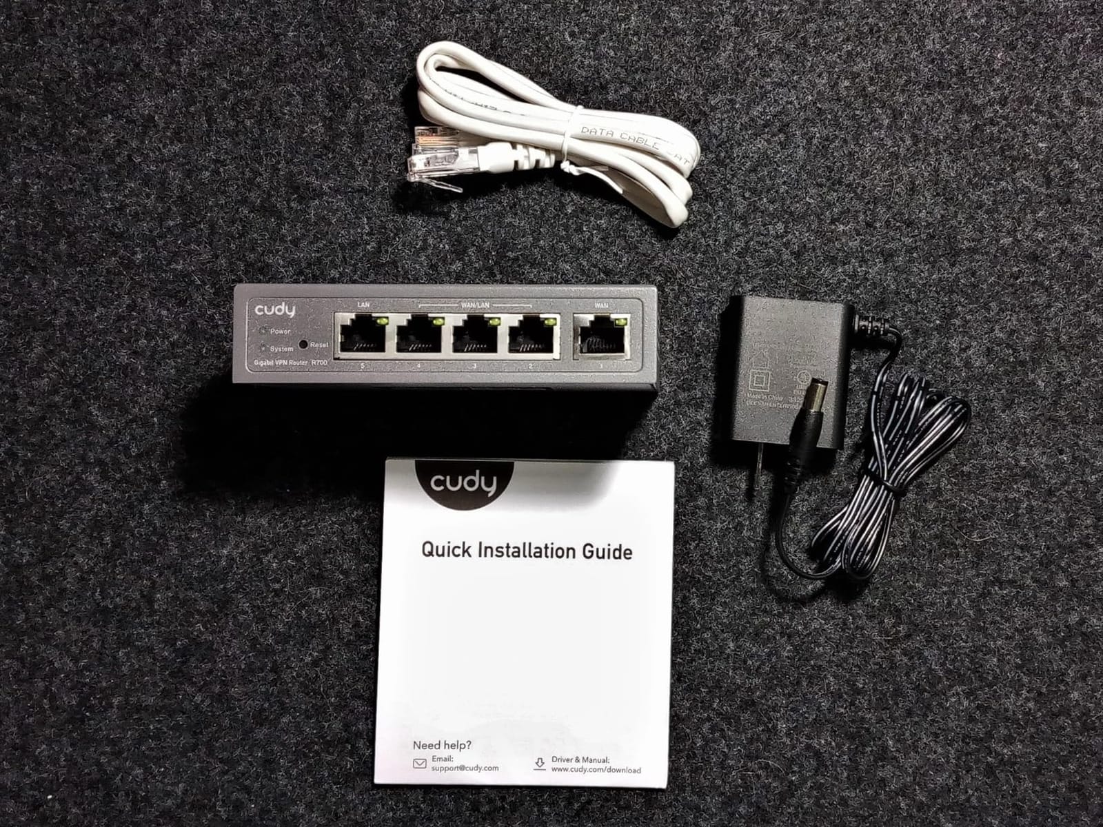 Cudy Gigabit Multi-WAN Router, OpenWRT, Load Balance, 5X GbE, R700 | WireGuard/OpenVPN/IPsec, Failover, VLAN, QoS customer photo 2