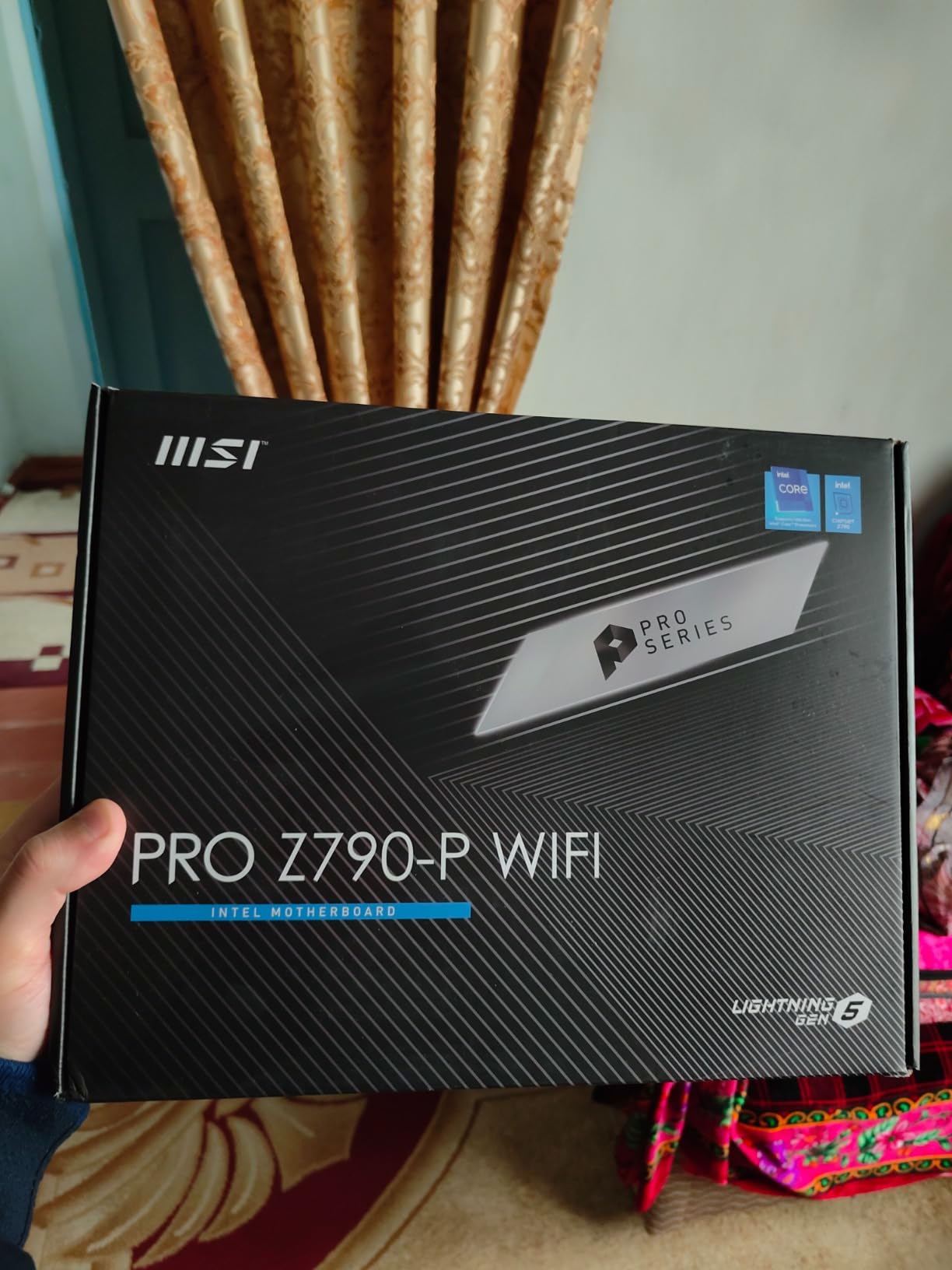 MSI PRO Z790-P WiFi ProSeries Motherboard (Supports 12th/13th/14th Gen Intel Processors, LGA 1700, DDR5, PCIe 5.0, M.2, 2.5Gbps LAN, USB 3.2 Gen2, HDMI/DP, Wi-Fi 6E, Bluetooth 5.3, ATX) customer photo 2