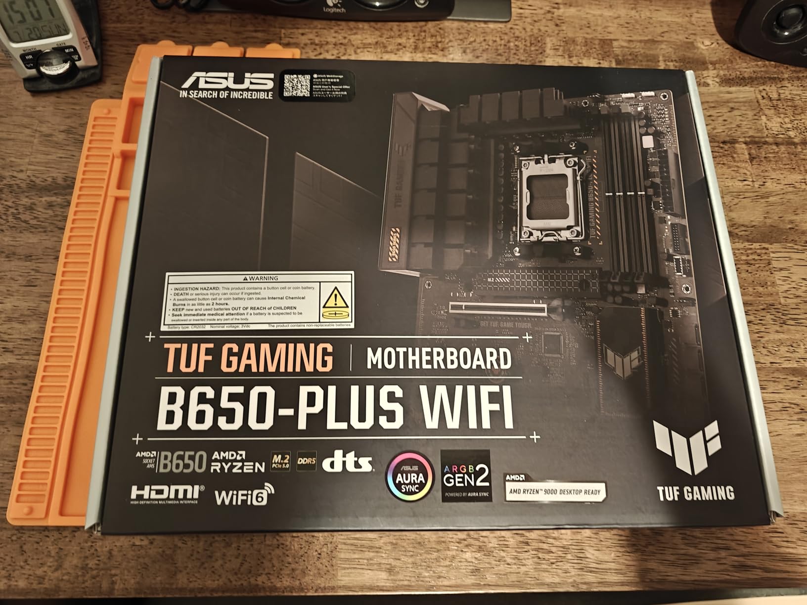 ASUS TUF Gaming B650-PLUS WiFi AMD B650 AM5 Ryzen™ Desktop 9000 8000 and 7000 ATX Motherboard, 14 Power Stages, PCIe® 5.0 M.2, DDR5 Memory, WiFi 6 and 2.5 Gb Ethernet, USB4® Support Aura Sync customer photo 2