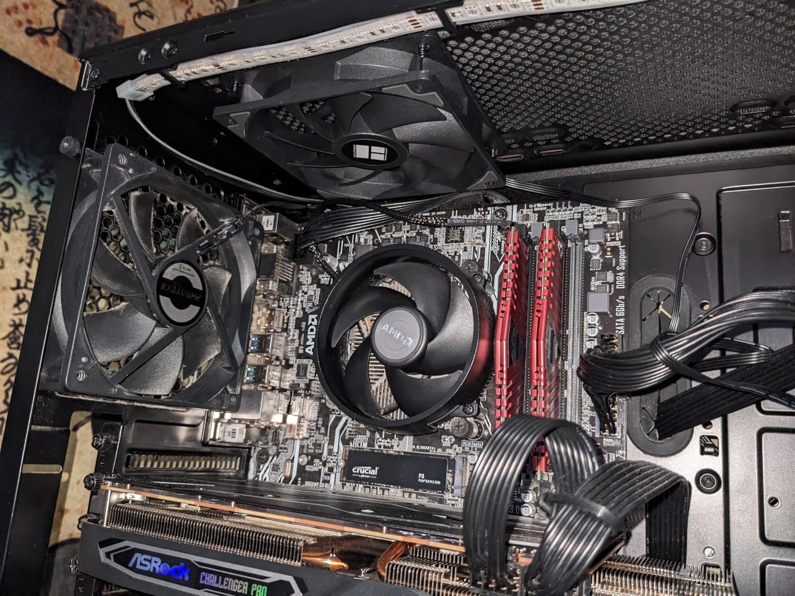 Thermalright TL-C12C-S X3 CPU Fan 120mm ARGB Case Cooler Fan, 4pin PWM Silent Computer with S-FDB Bearing Included, up to 1550RPM Cooling Fan (3 Pack) customer photo 1