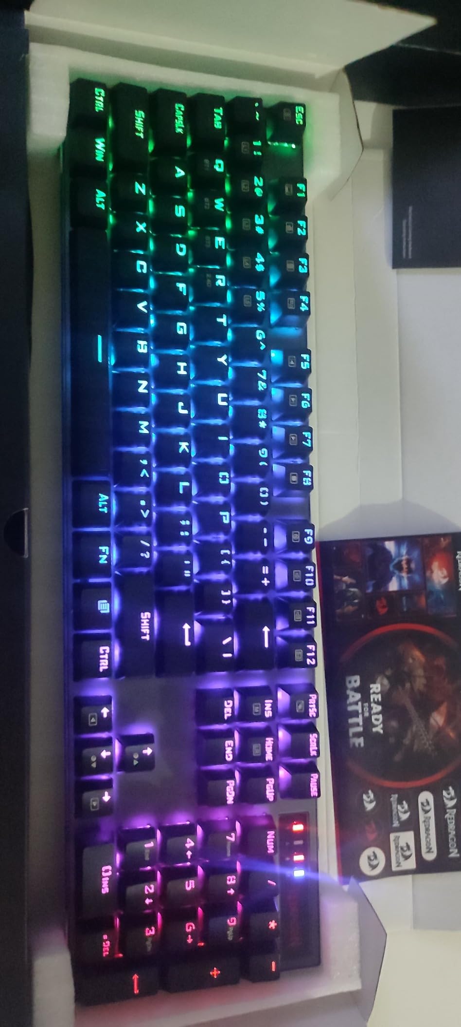 Redragon K556 PRO Wireless RGB Mechanical Gaming Keyboard, 104-Key Aluminum customer photo 1