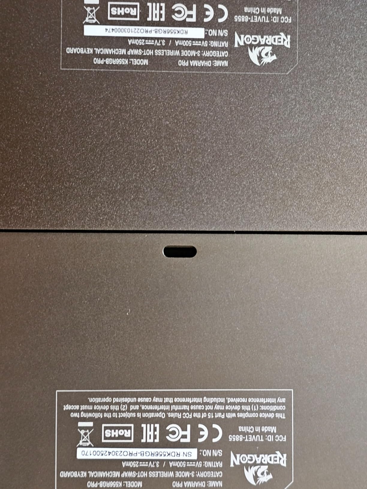Redragon K556 PRO Wireless RGB Mechanical Gaming Keyboard, 104-Key Aluminum customer photo 2