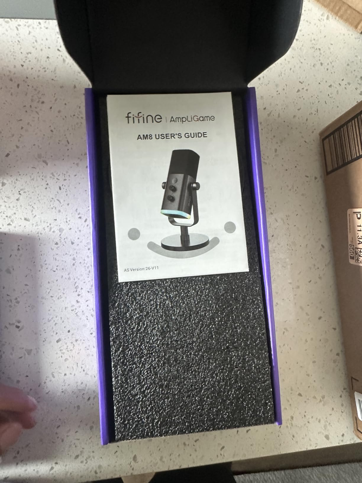 FIFINE AmpliGame AM8 USB/XLR Dynamic Microphone for Gaming Streaming customer photo 1