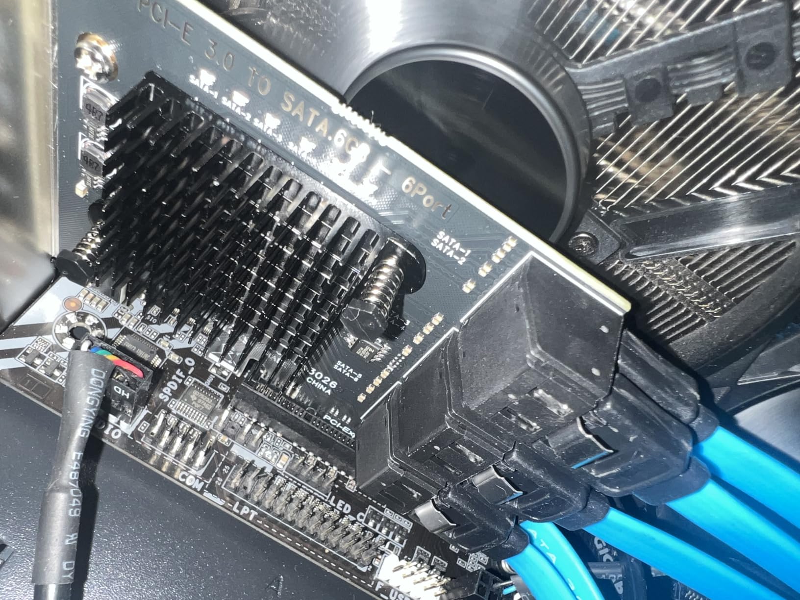 GLOTRENDS SA3026C 6-Port SATA Expansion Card, PCIE X4 Interface customer photo 1
